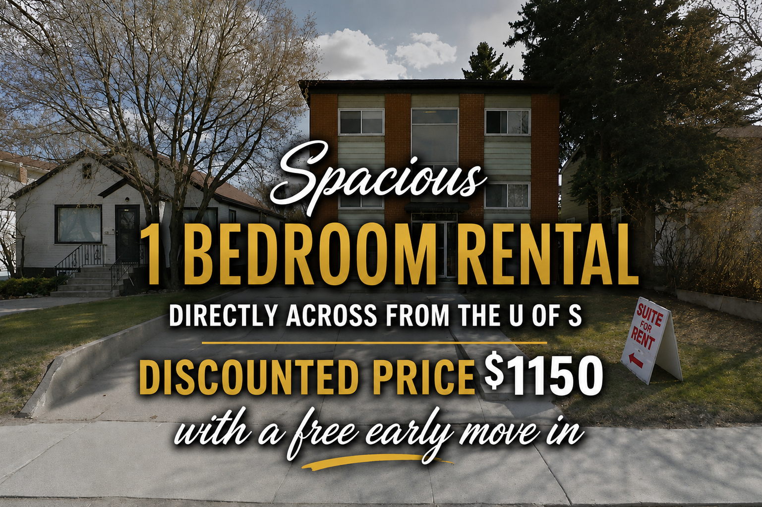 1314 College DR 1 Bedroom full Suite to Rent 